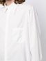 Yohji Yamamoto T-shirt met kraagdetail Wit - Thumbnail 5