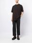 Yohji Yamamoto T-shirt met ronde hals Bruin - Thumbnail 2