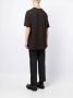Yohji Yamamoto T-shirt met ronde hals Bruin - Thumbnail 4