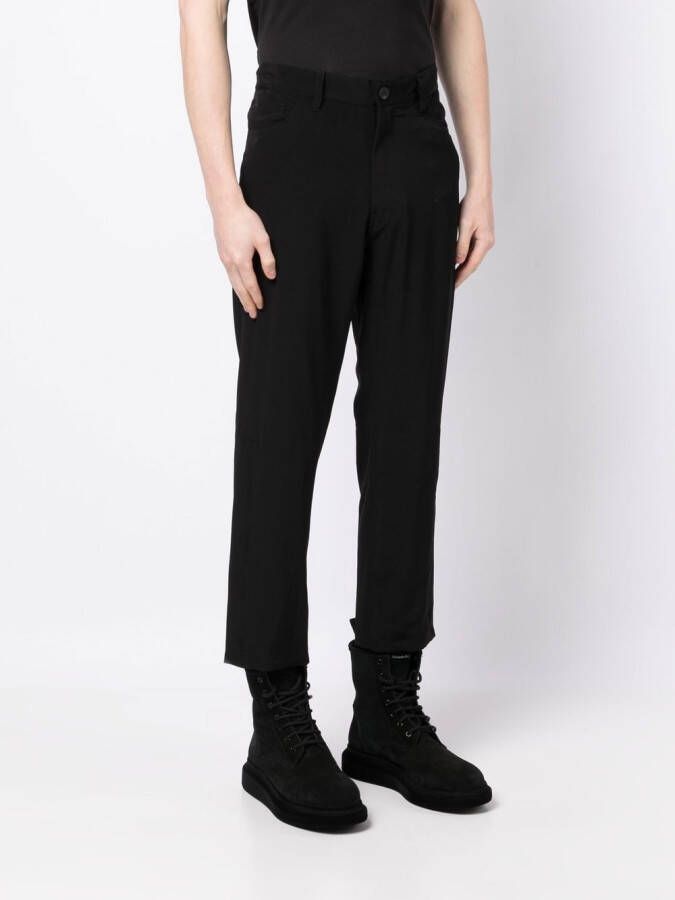Yohji Yamamoto Cropped broek Zwart