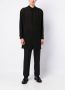 Yohji Yamamoto Doorzichtig overhemd Zwart - Thumbnail 2
