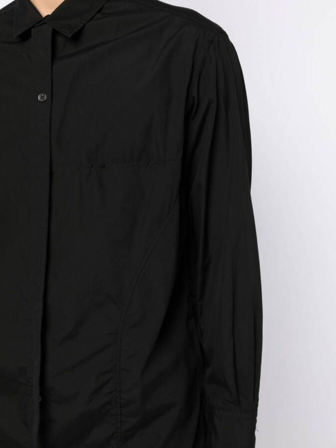 Yohji Yamamoto Effen overhemd Zwart