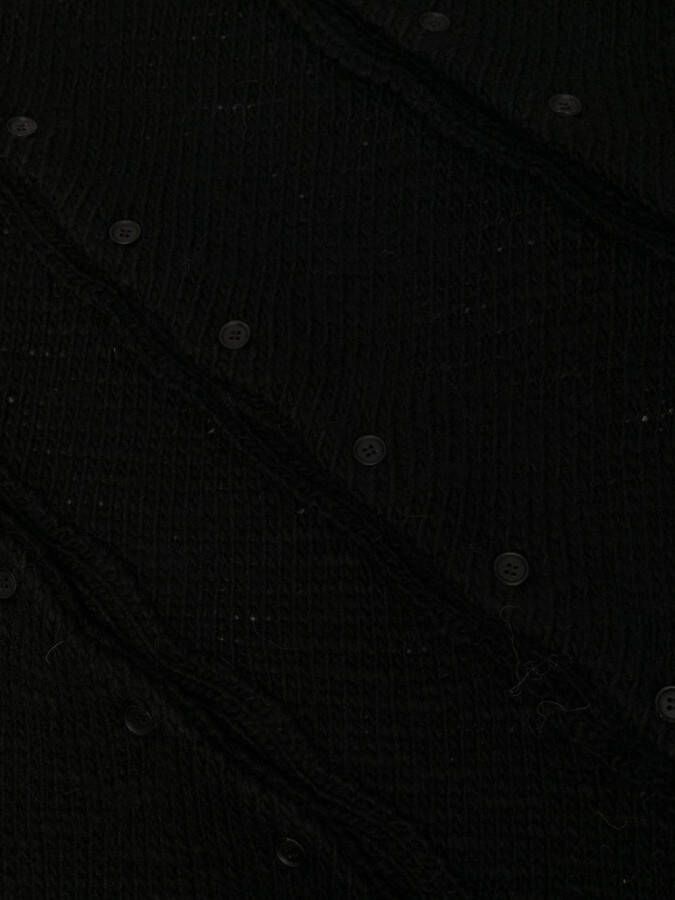 Yohji Yamamoto Gebreide sjaal Zwart