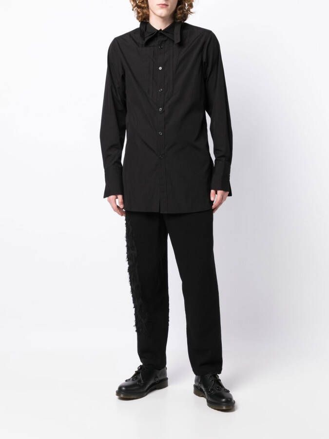 Yohji Yamamoto High waist broek Zwart