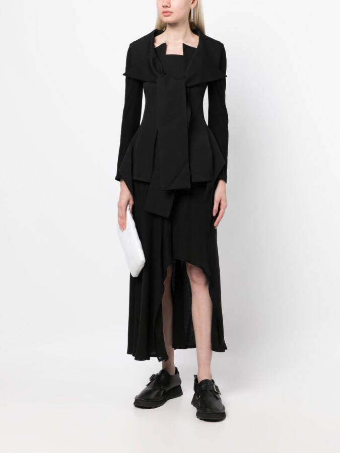 Yohji Yamamoto Flared rok Zwart