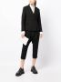 Yohji Yamamoto Jack met puntige revers Zwart - Thumbnail 2