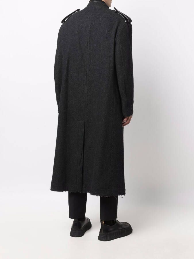 Yohji Yamamoto Jas met detail Zwart