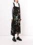 Yohji Yamamoto Jurk met bloemenprint Zwart - Thumbnail 3
