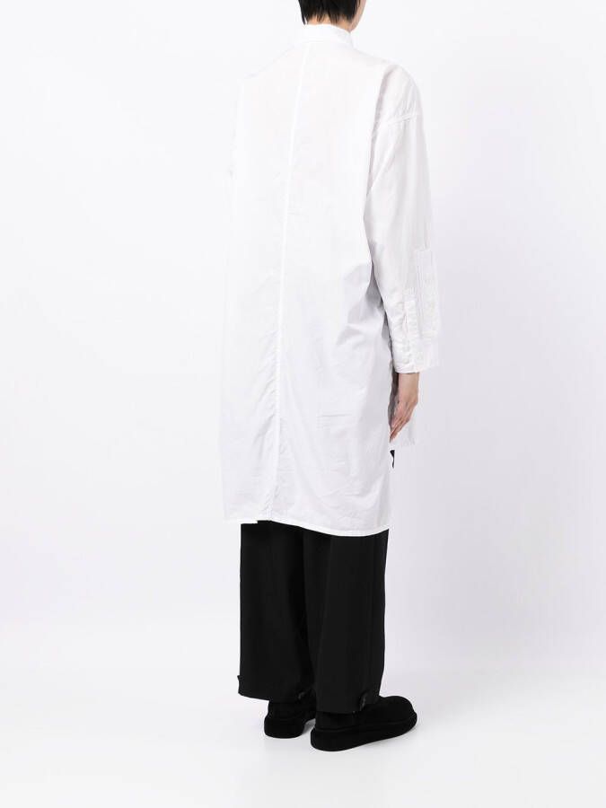 Yohji Yamamoto Lang overhemd Wit
