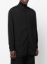 Yohji Yamamoto Lang overhemd Zwart - Thumbnail 3