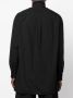 Yohji Yamamoto Lang overhemd Zwart - Thumbnail 4