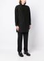 Yohji Yamamoto Overhemd met dubbele kraag Zwart - Thumbnail 3