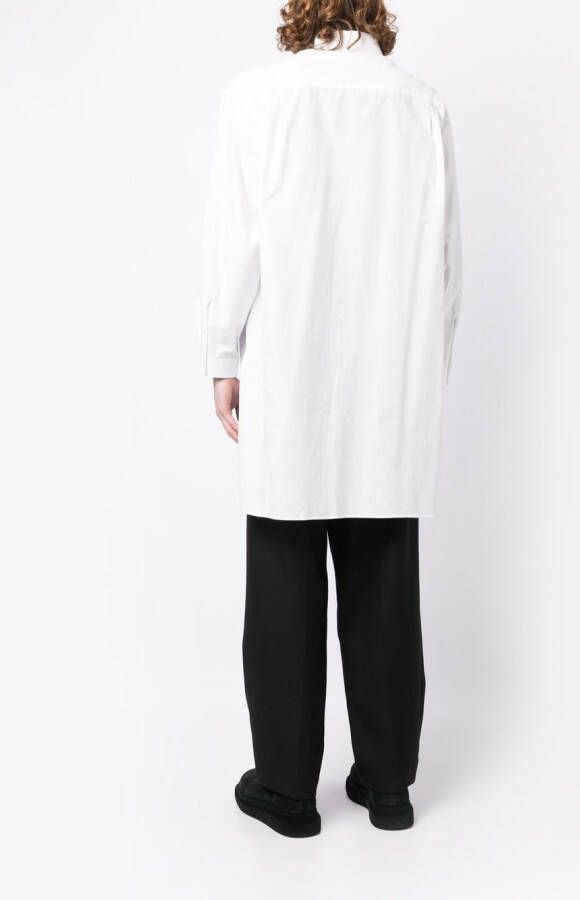 Yohji Yamamoto Overhemd met kraag Wit