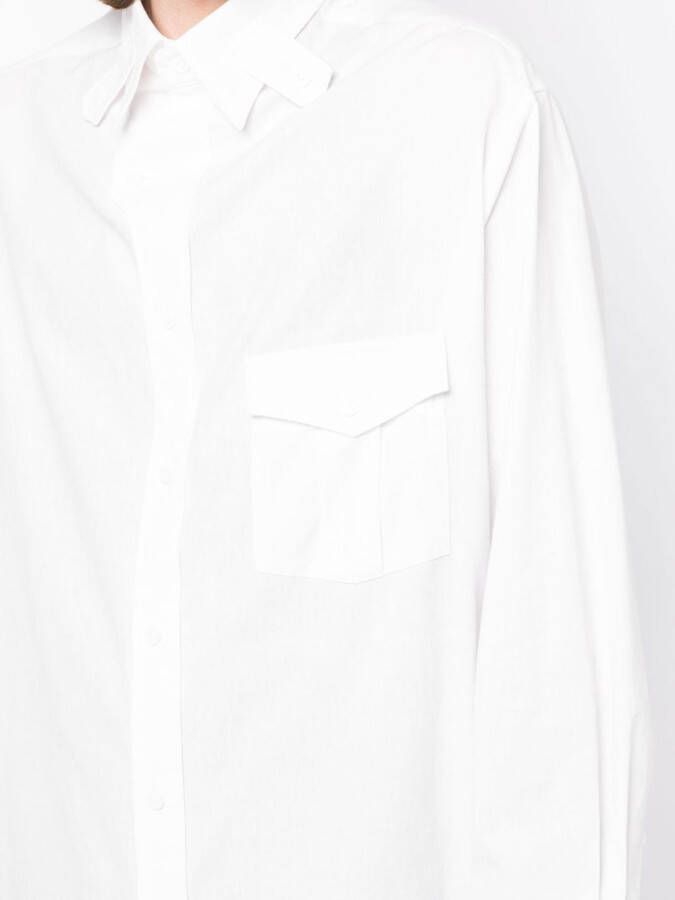 Yohji Yamamoto Overhemd met kraag Wit