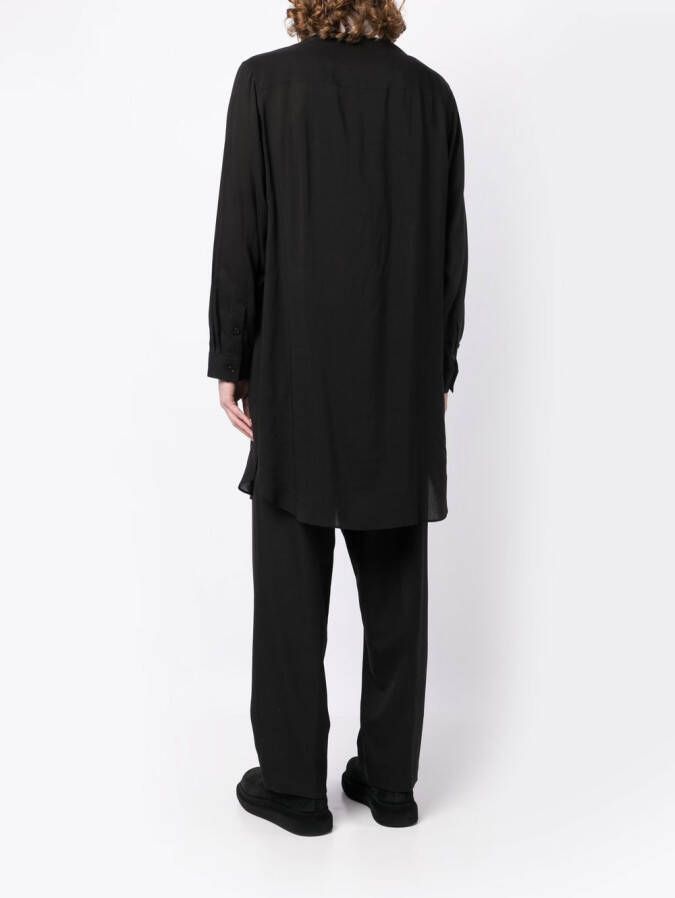 Yohji Yamamoto Overhemd met kraag Zwart
