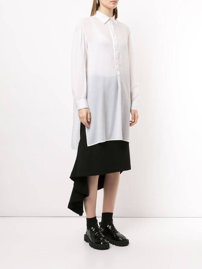 Yohji Yamamoto Oversized blouse Wit