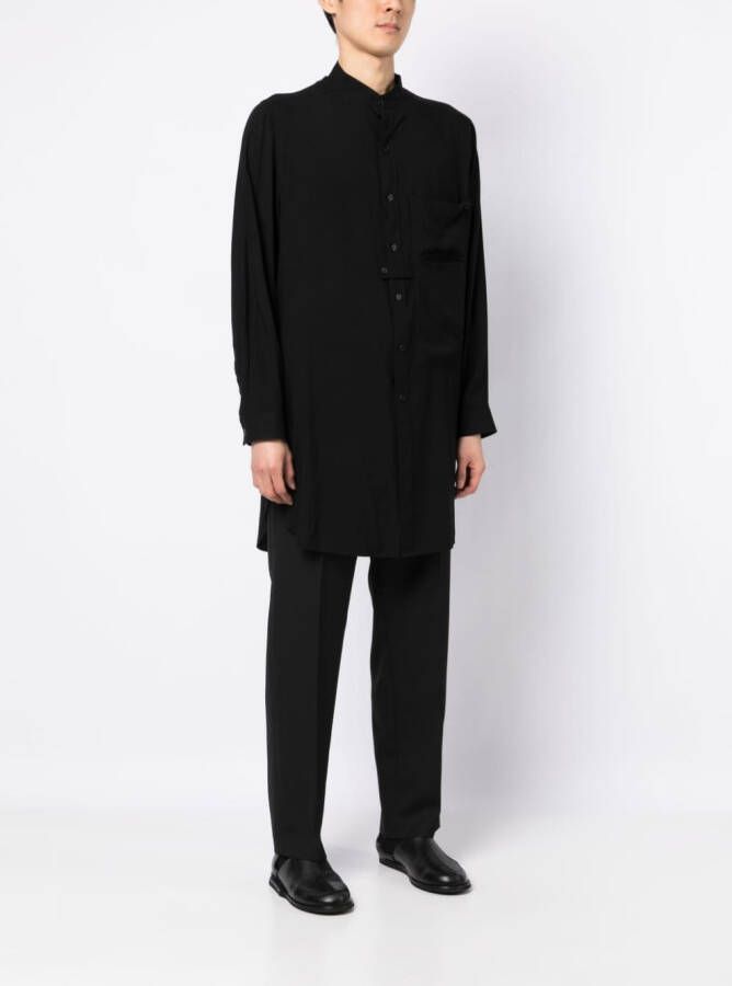 Yohji Yamamoto Oversized overhemd Zwart