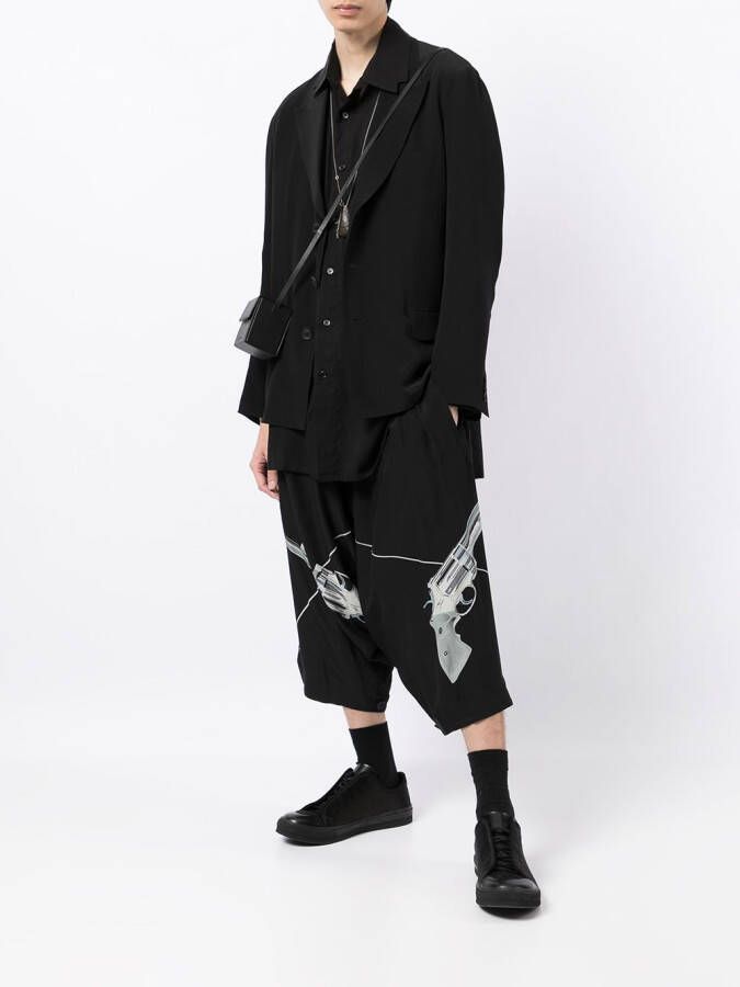 Yohji Yamamoto Oversized overhemd Zwart