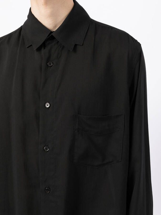 Yohji Yamamoto Oversized overhemd Zwart