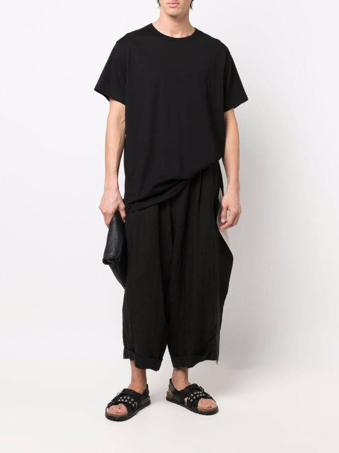 Yohji Yamamoto Oversized T-shirt Zwart