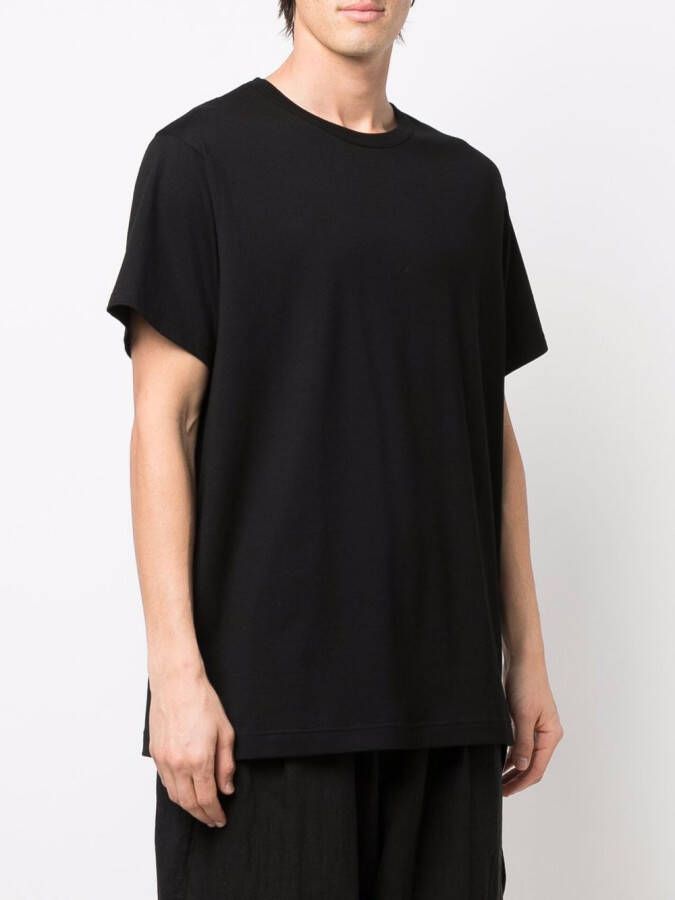 Yohji Yamamoto Oversized T-shirt Zwart