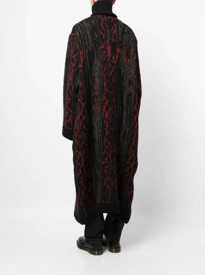 Yohji Yamamoto Gewatteerde jas Zwart