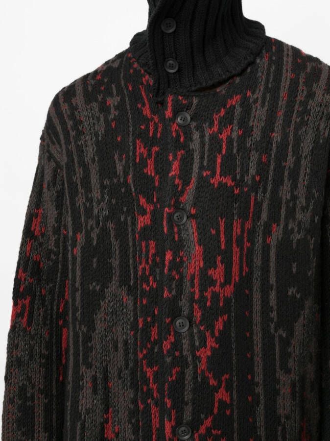 Yohji Yamamoto Gewatteerde jas Zwart
