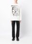Yohji Yamamoto T-shirt met lange mouwen Wit - Thumbnail 2