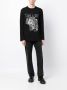 Yohji Yamamoto T-shirt met lange mouwen Zwart - Thumbnail 2