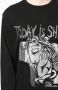 Yohji Yamamoto T-shirt met lange mouwen Zwart - Thumbnail 5