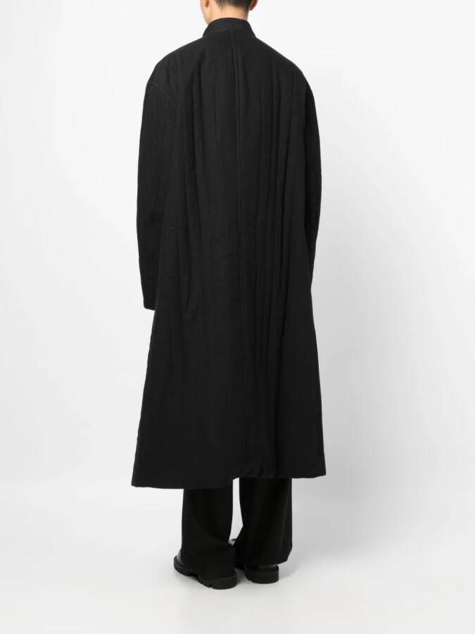 Yohji Yamamoto Jas met enkele rij knopen Zwart