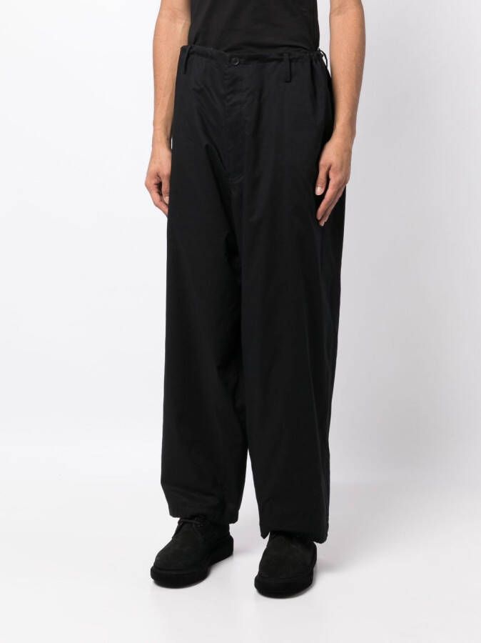 Yohji Yamamoto Straight broek Zwart
