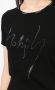 Yohji Yamamoto T-shirt met geborduurd logo Zwart - Thumbnail 5