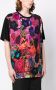 Yohji Yamamoto T-shirt met patchwork Zwart - Thumbnail 3