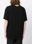 Yohji Yamamoto T-shirt met patchwork Zwart - Thumbnail 4