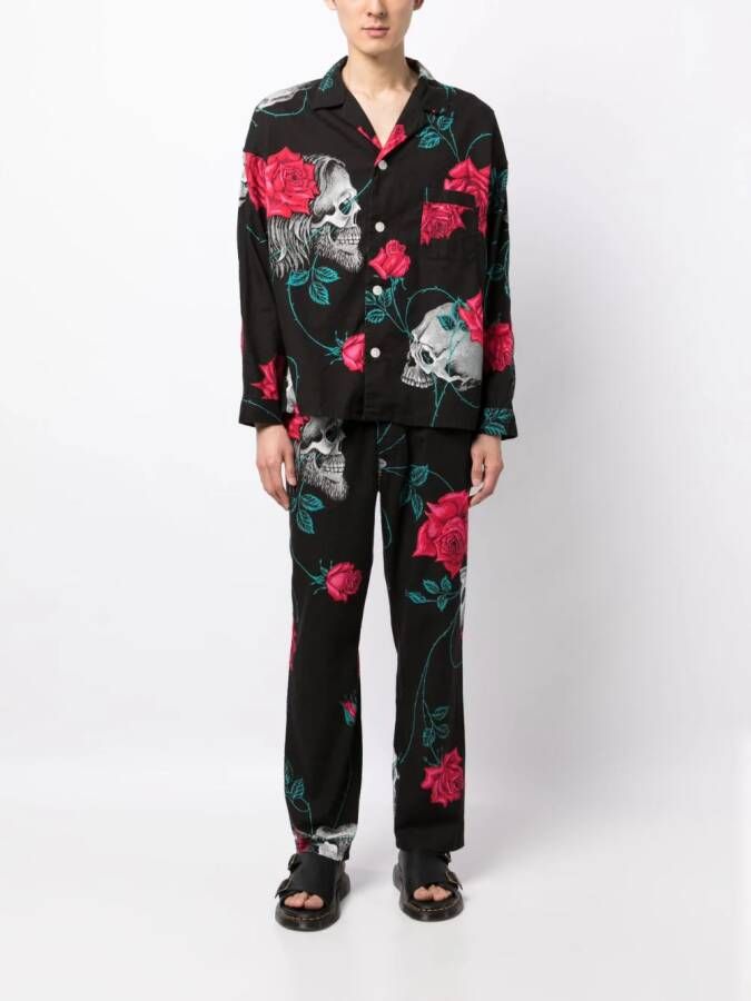 Yohji Yamamoto Wildside boek met wijde pijpen Zwart