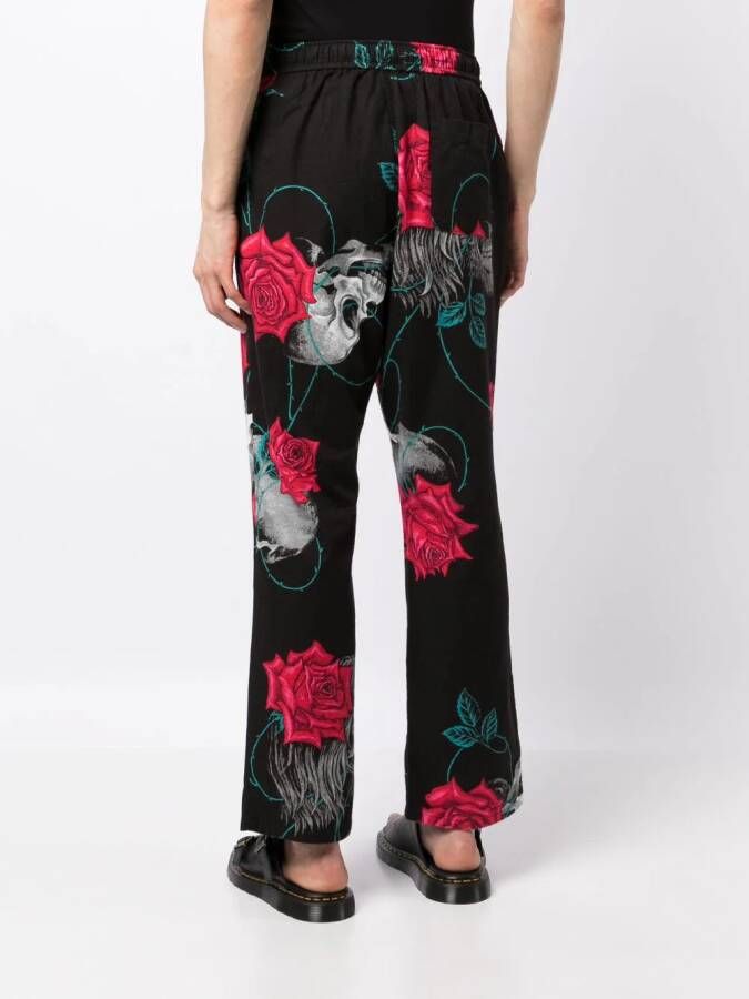 Yohji Yamamoto Wildside boek met wijde pijpen Zwart