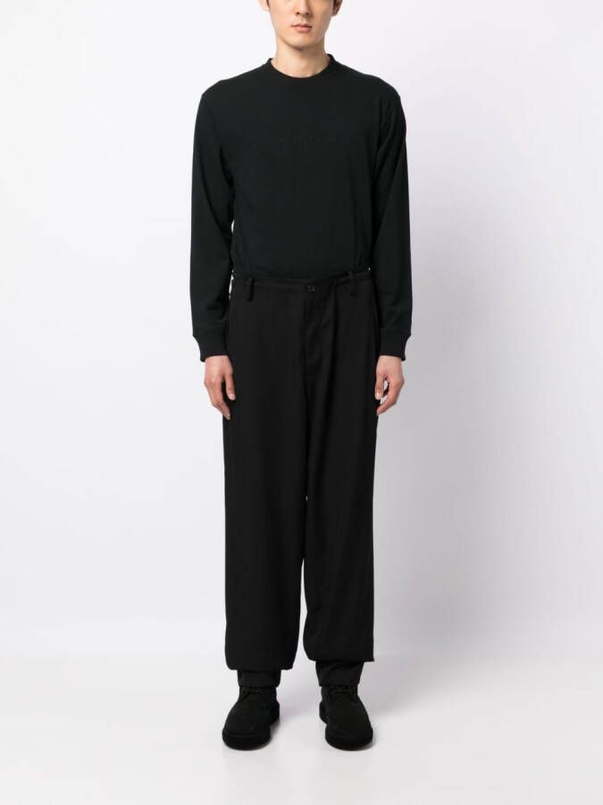 Yohji Yamamoto Ruimvallende broek Zwart