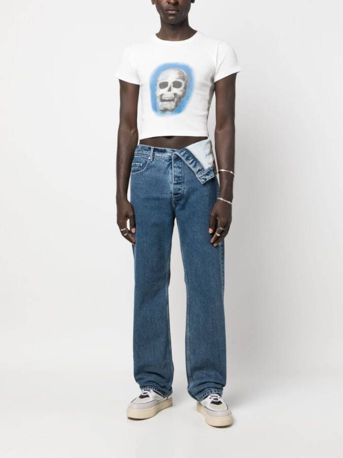 Y Project Asymmetrische jeans Blauw