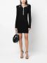 Y Project Mini-jurk met ruchekraag Zwart - Thumbnail 2