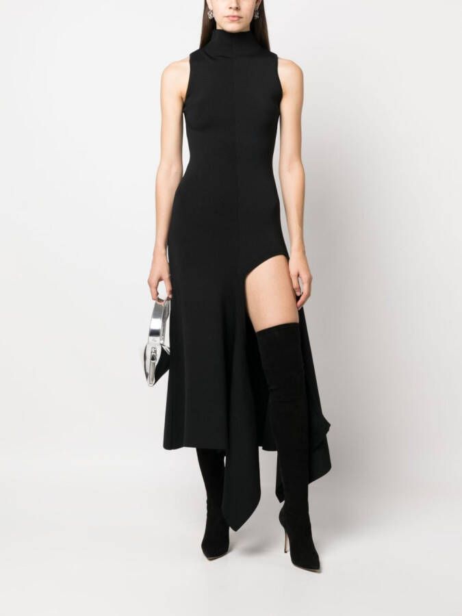 Y Project Mouwloze maxi-jurk Zwart