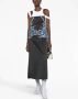 Y Project Satijnen jurk Zwart - Thumbnail 2