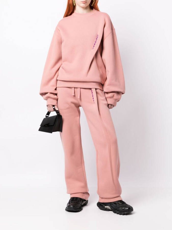 Y Project Sweater met borduurwerk Roze
