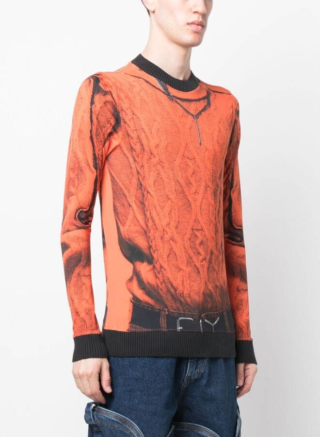 Y Project x Jean Paul Gaultier sweater Oranje