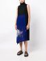 Y's Midi-jurk met bloemenprint Zwart - Thumbnail 2