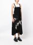 Y's Midi-jurk met bloemenprint Zwart - Thumbnail 3