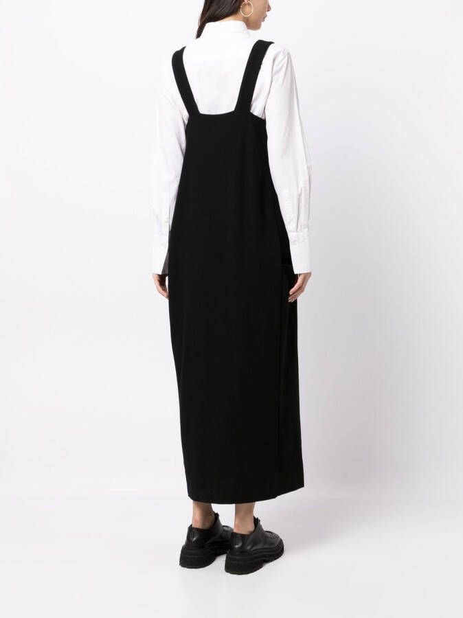 Y's Maxi-jurk Zwart