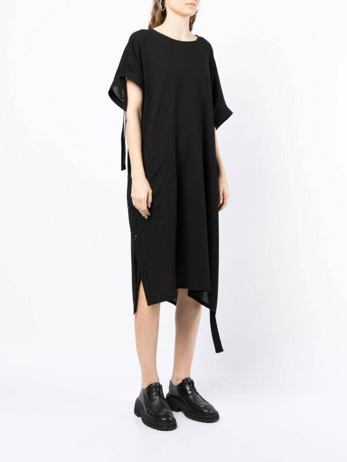 Y's Midi-jurk met knopen Zwart