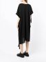 Y's Midi-jurk met knopen Zwart - Thumbnail 4