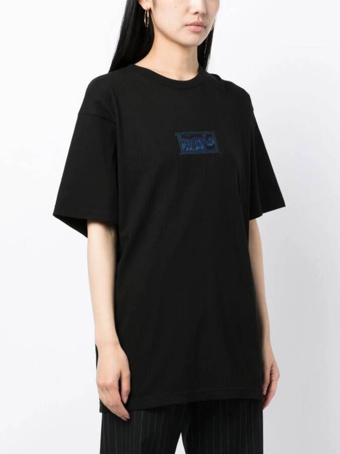 Y's T-shirt met grafische print Zwart